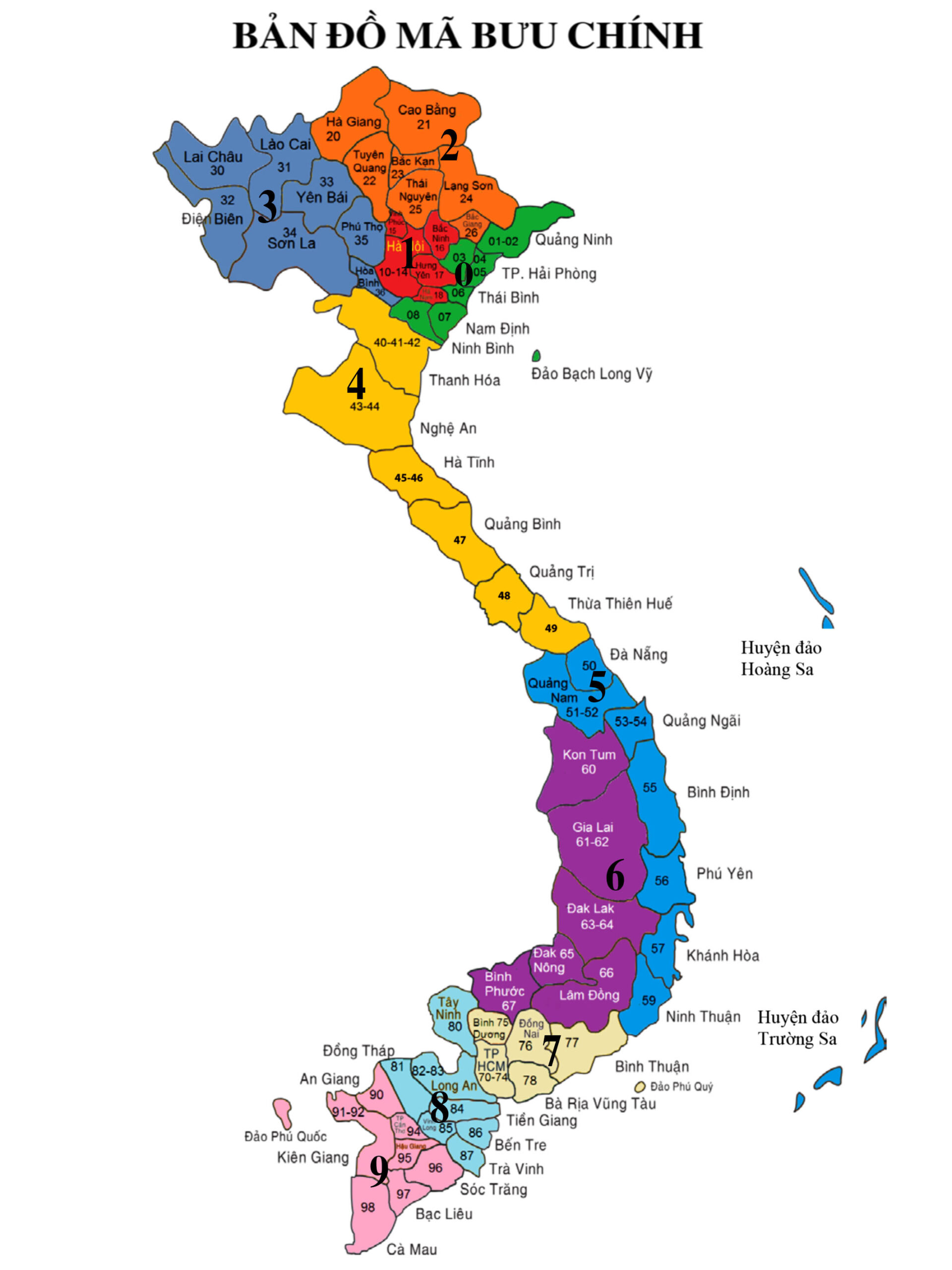 Zipcode Việt Nam 13 Ban do Ma buu chinh zipcodevietnam scaled
