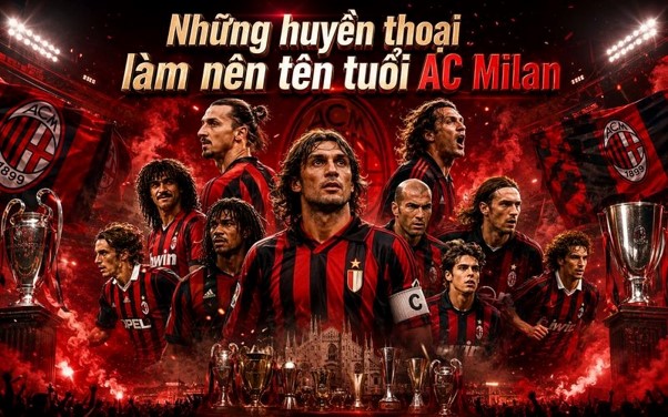Lịch Sử Câu Lạc Bộ AC Milan Và Hào Quang Đỏ Đen 3 Các huyền thoại giúp AC Milan trở thành biểu tượng của bóng đá châu Âu