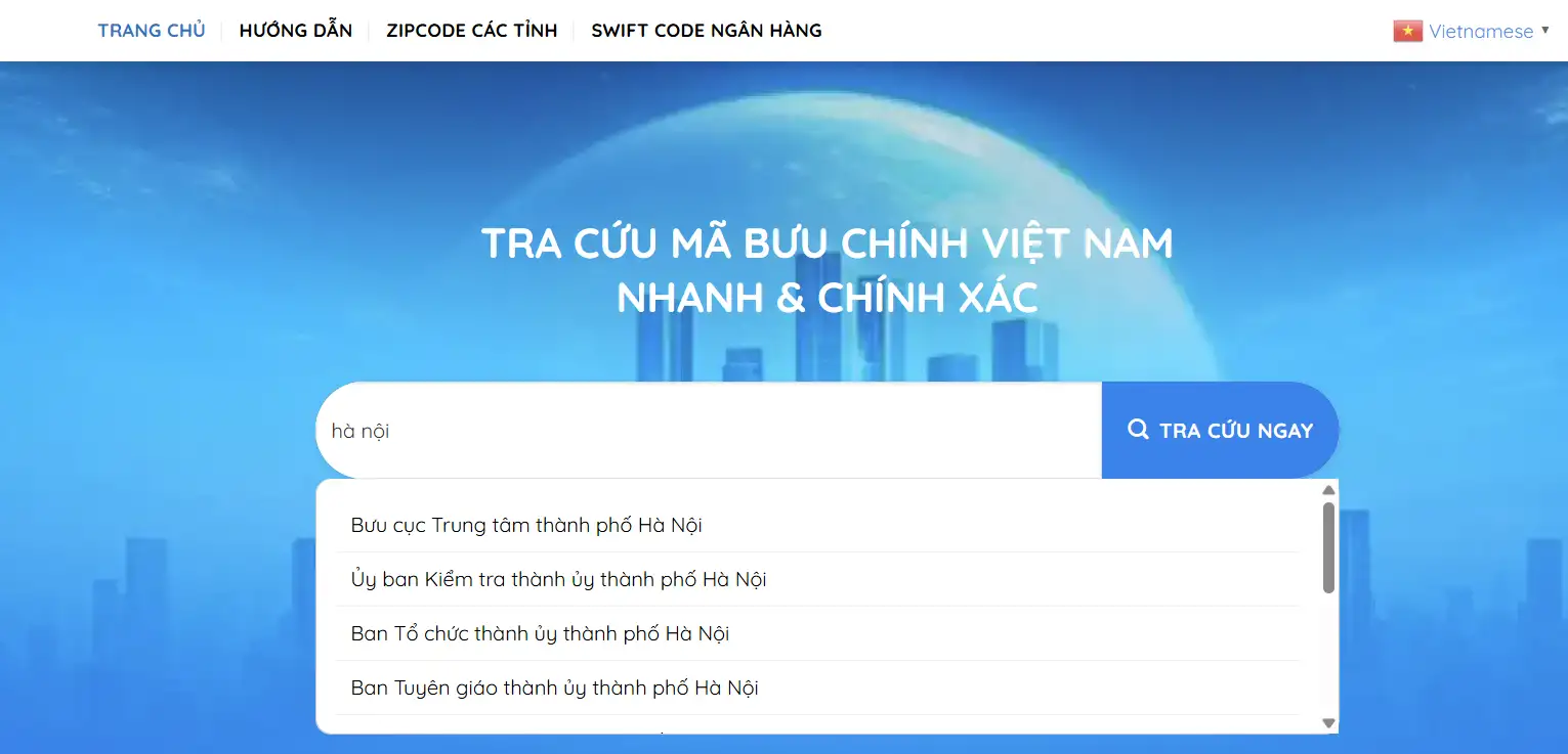 Hướng dẫn sử dụng 1 Huong dan su dung zipcodevietnam 1
