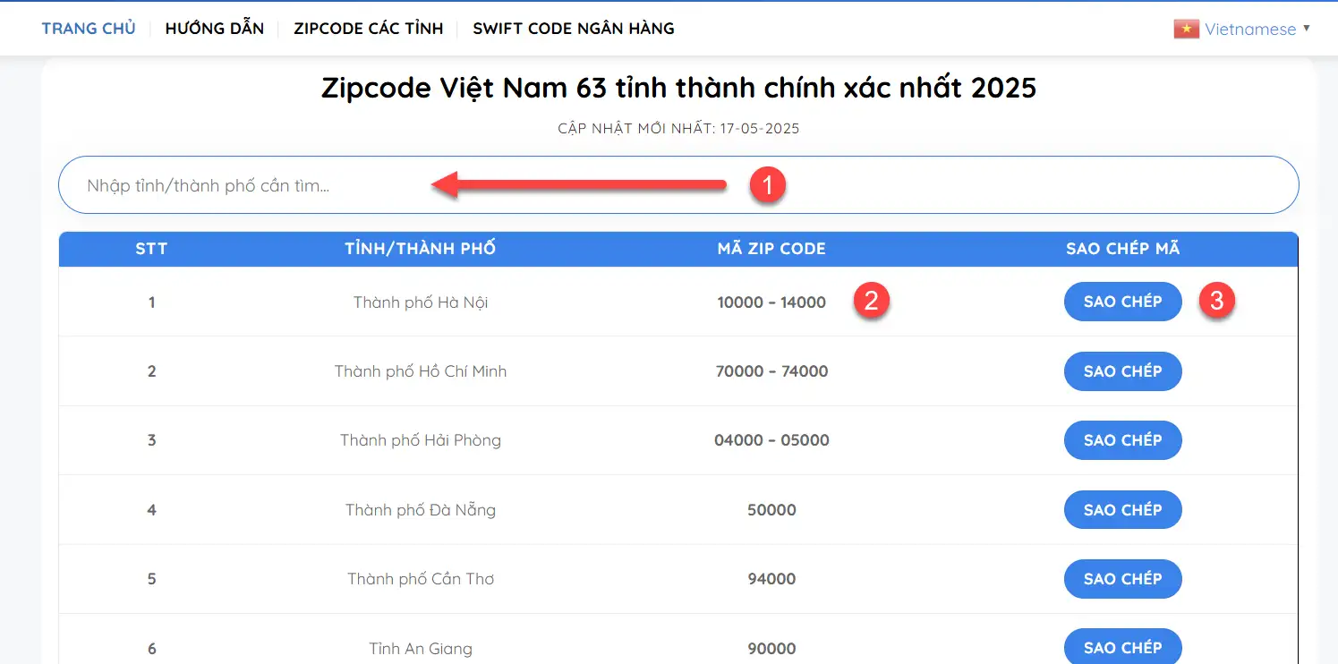 Huong dan su dung zipcodevietnam 3