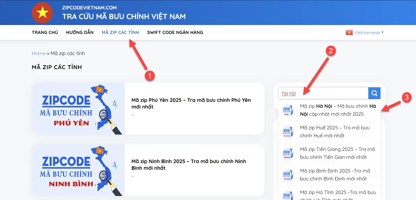 Huong dan su dung zipcodevietnam 6