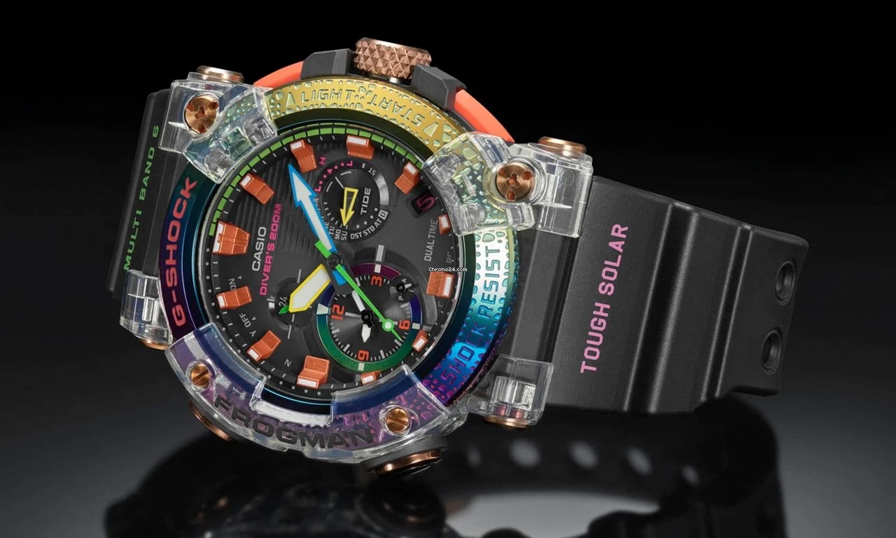 Review đồng hồ nam Casio chính hãng GWF-A1000BRT-1A
  màu cầu vồng
