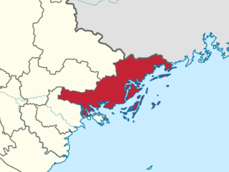 Vị trí Thành phố Quảng Ninh trên bản đồ Việt Nam